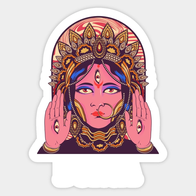 Durga Sticker by Studio-Sy